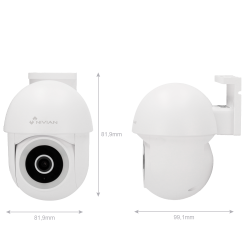 Caméra Wifi 2K motorisée extérieure - Nivian