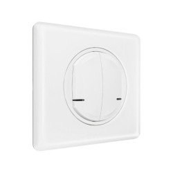 Interrupteur double sans fils pour installation connectée Céliane with Netatmo